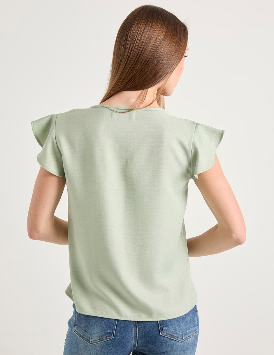 Blusa manga corta para mujer 2