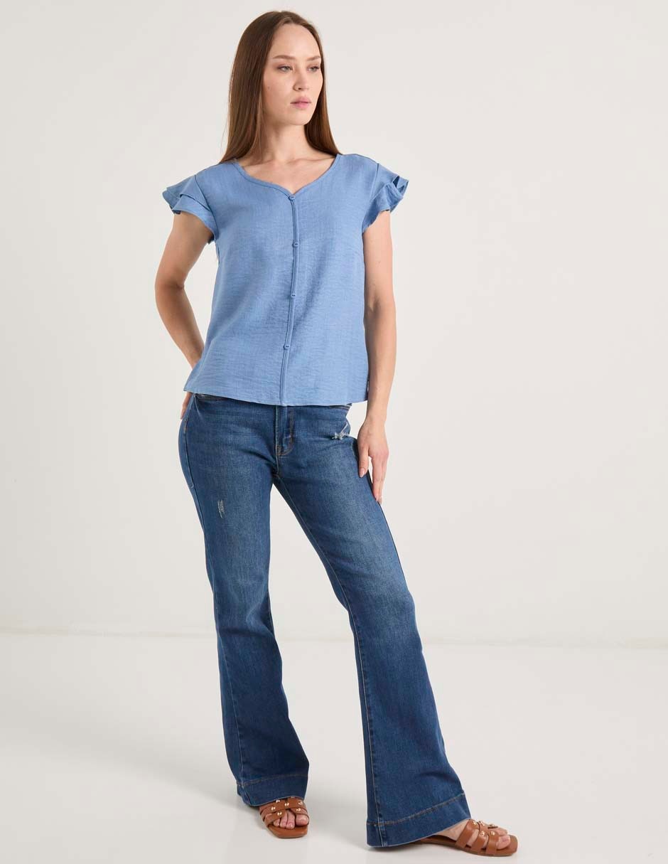 Blusa Weekend manga corta para mujer