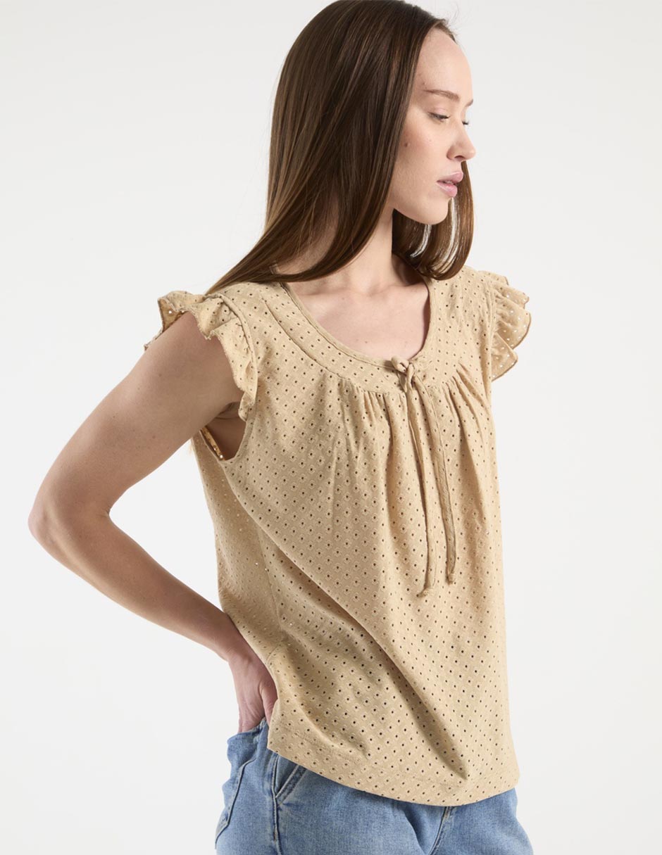Blusa manga corta para mujer Blusa manga corta para mujer