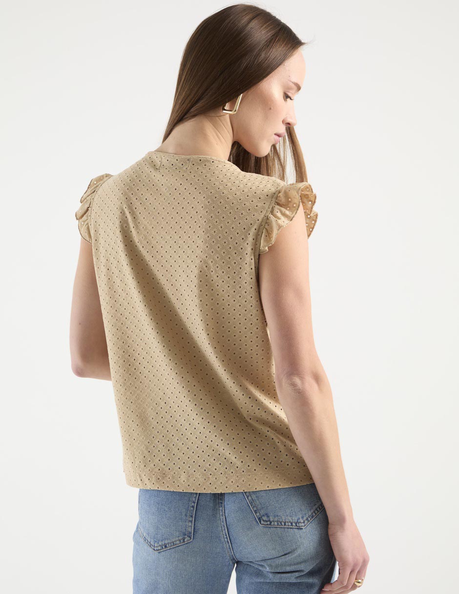 Blusa manga corta para mujer 2