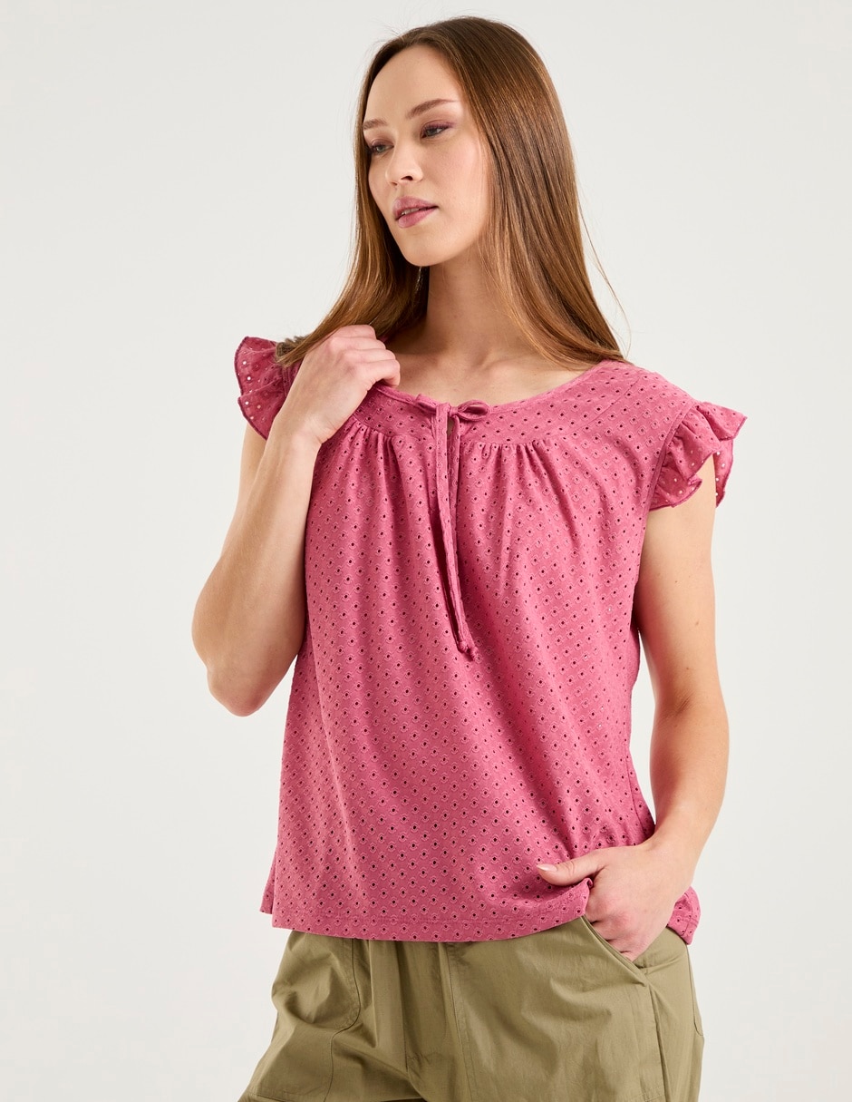 Blusa manga corta para mujer Blusa manga corta para mujer