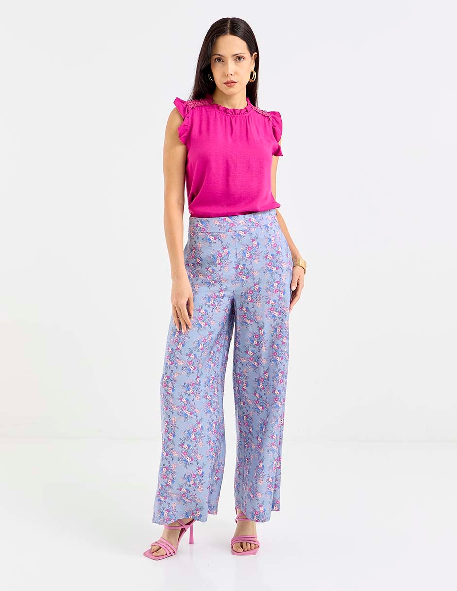 Pantalón amplio para mujer 3