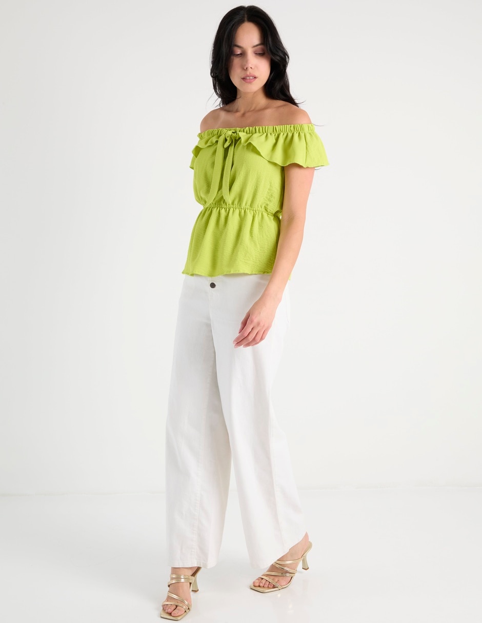 Blusa manga corta para mujer 3