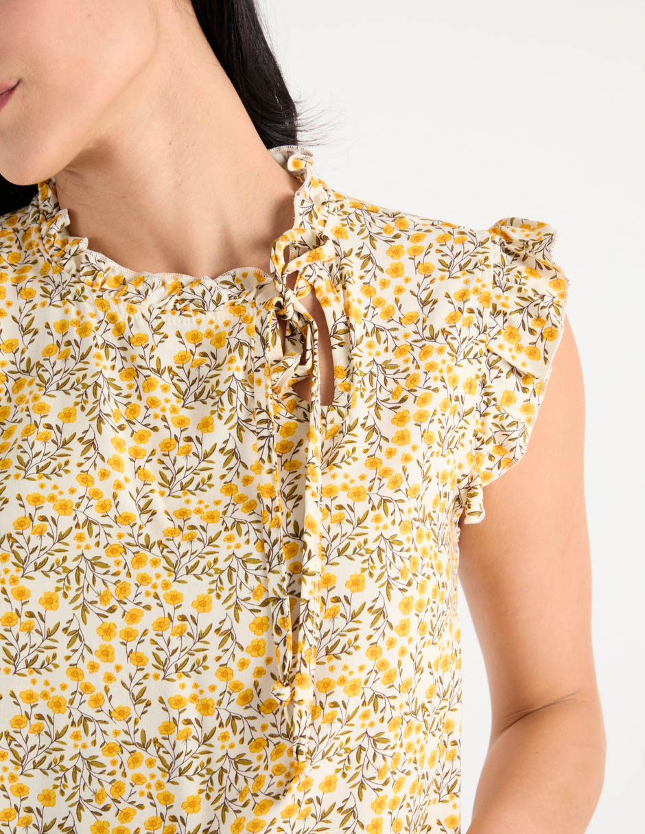 Blusa manga corta para mujer 5