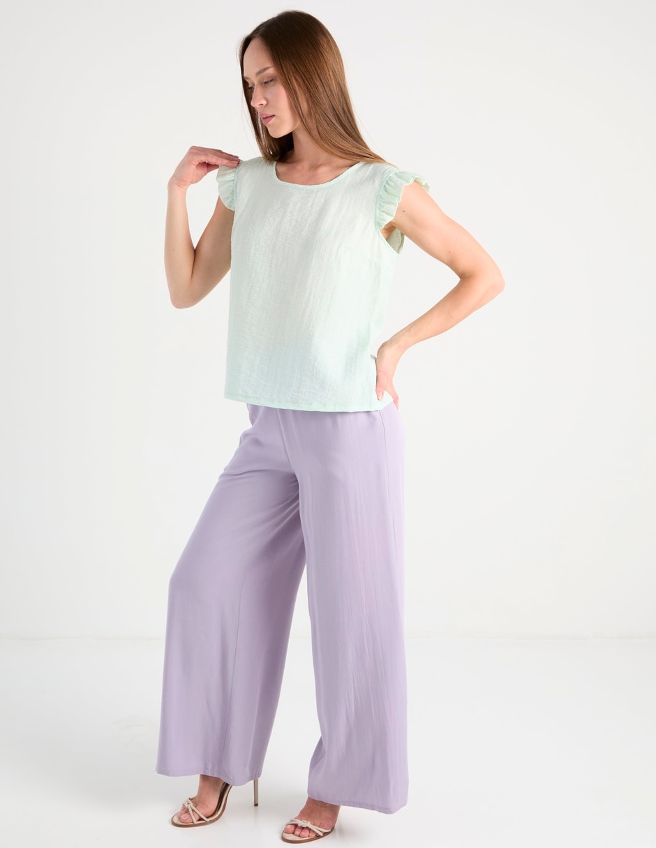 Blusa manga corta para mujer 3
