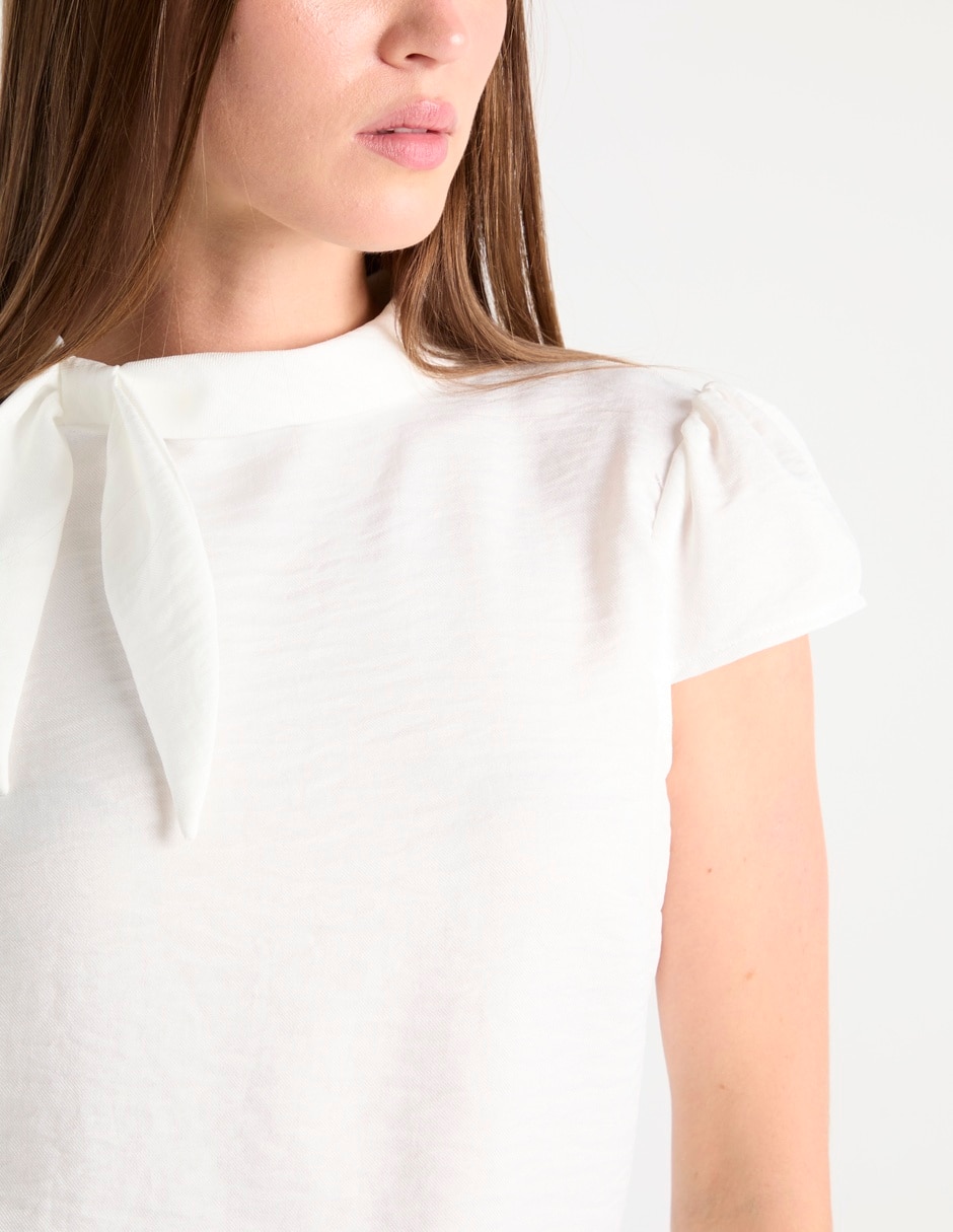 Blusa manga corta para mujer 4