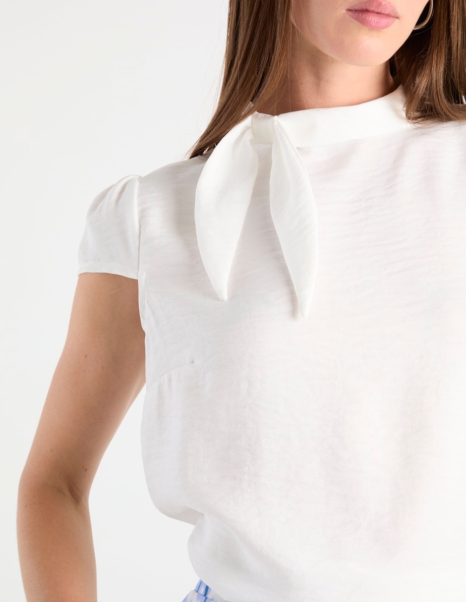 Blusa manga corta para mujer 5