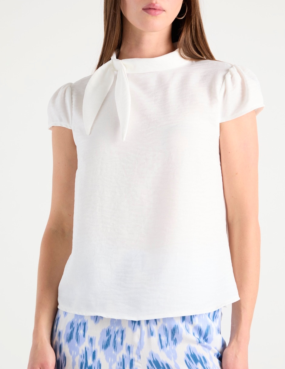 Blusa manga corta para mujer 6
