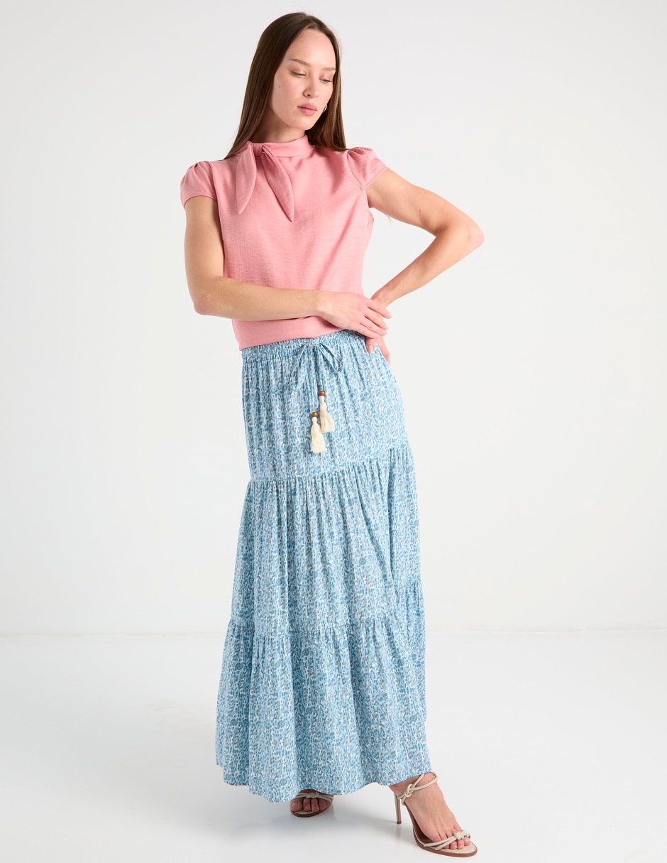 BLUSA WKCL26437-02 WE, G, SALMÓN MEDIO