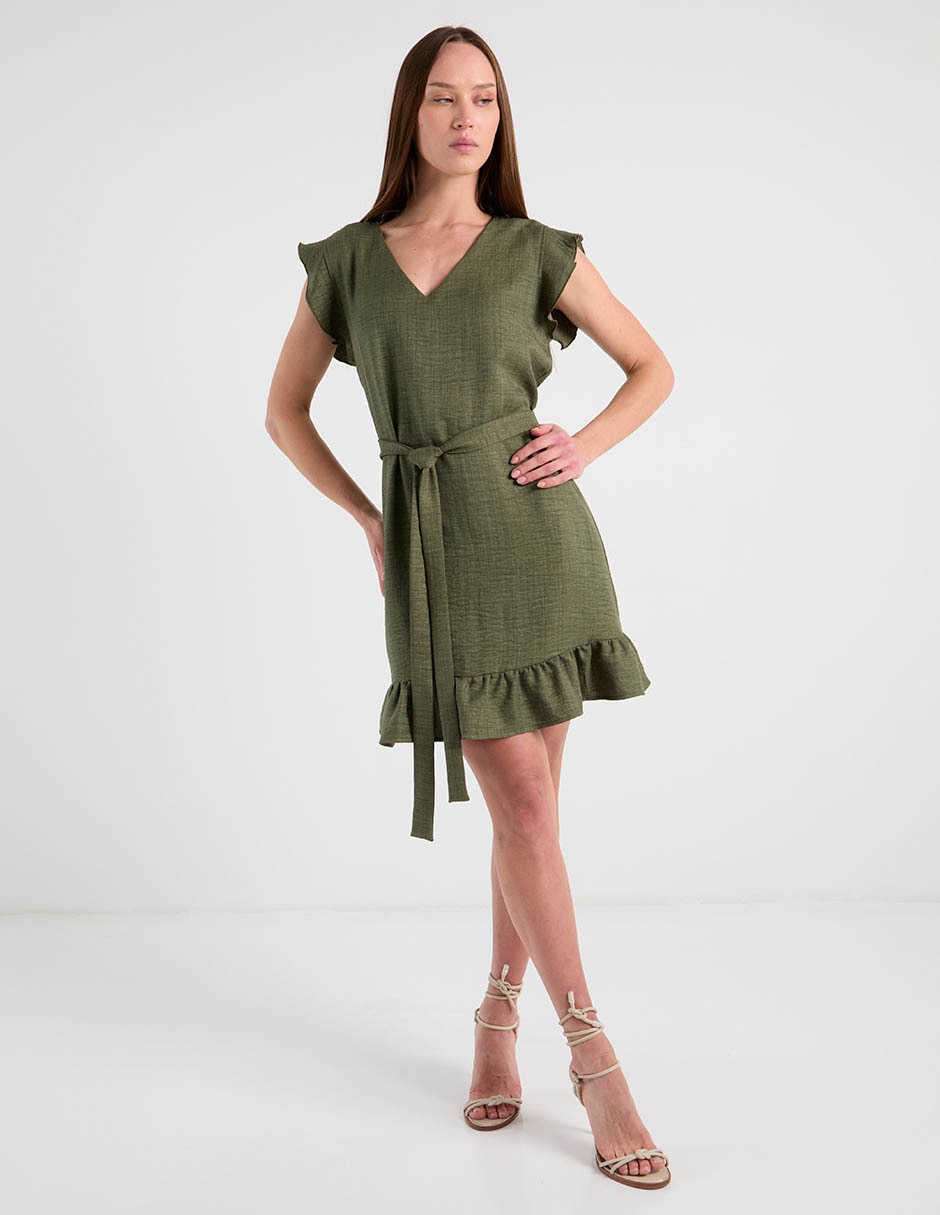 Vestido arriba de la rodilla casual para mujer 2