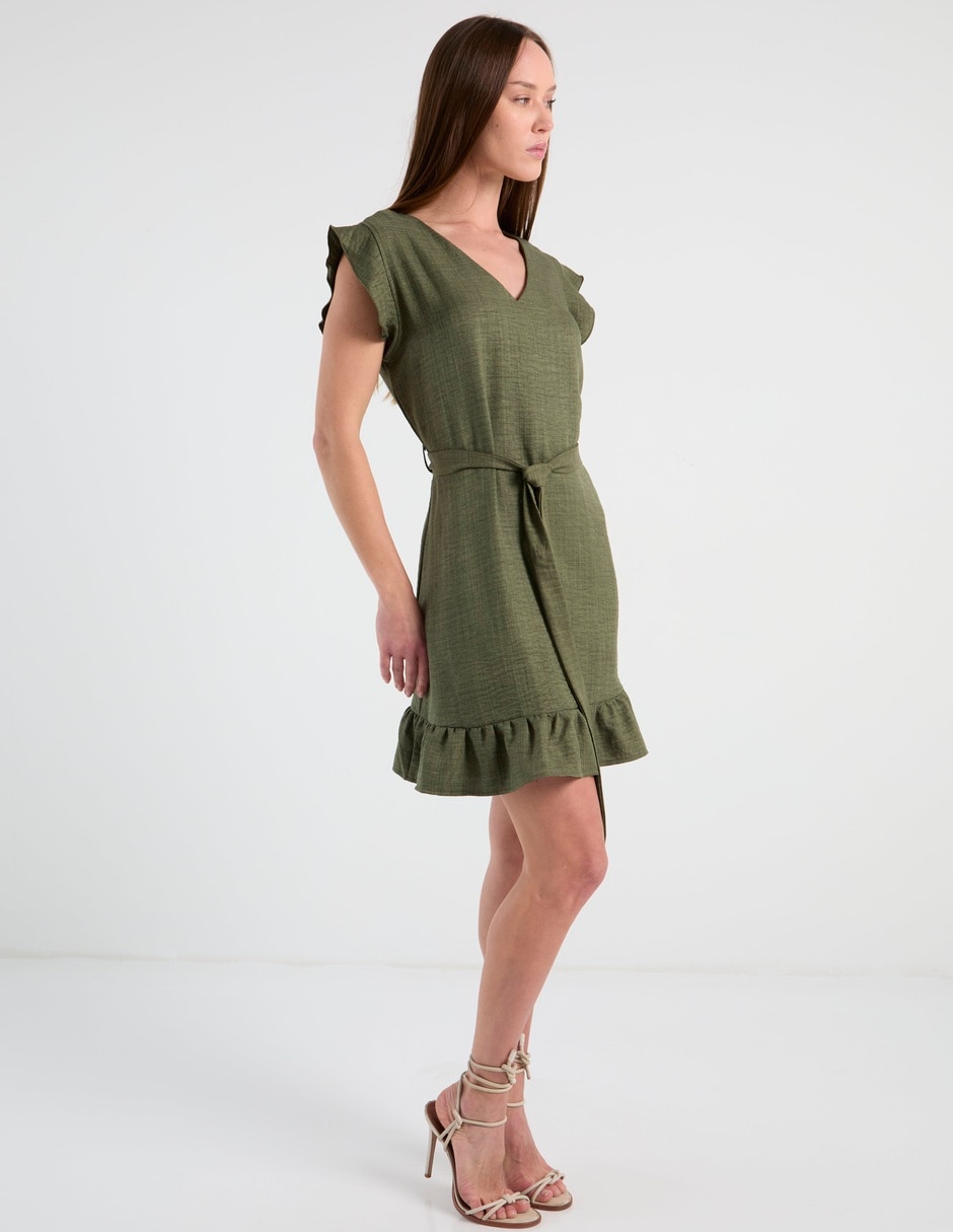 Vestido arriba de la rodilla casual para mujer 3