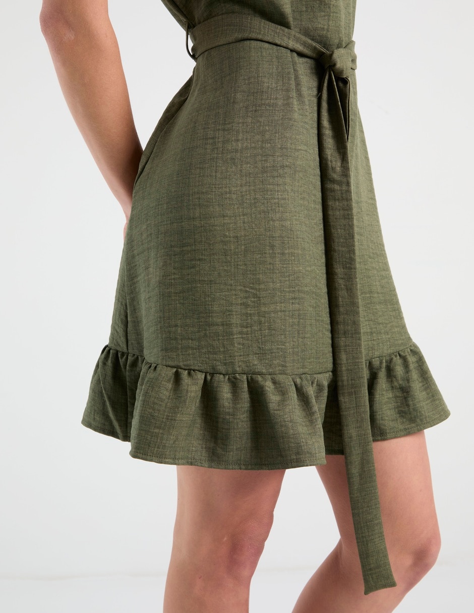 Vestido arriba de la rodilla casual para mujer 5