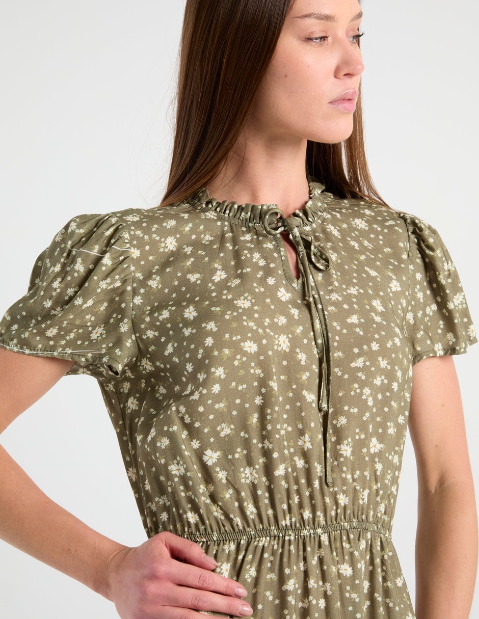 Vestido a la rodilla casual para mujer 4
