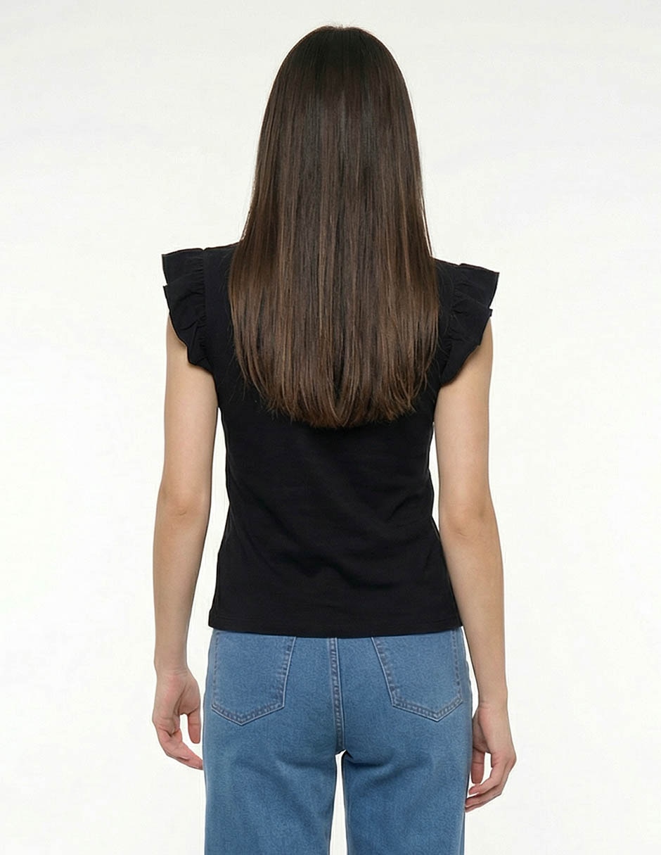 PLAYERA WKCL26429-03 WEEK B, CH, NEGRO