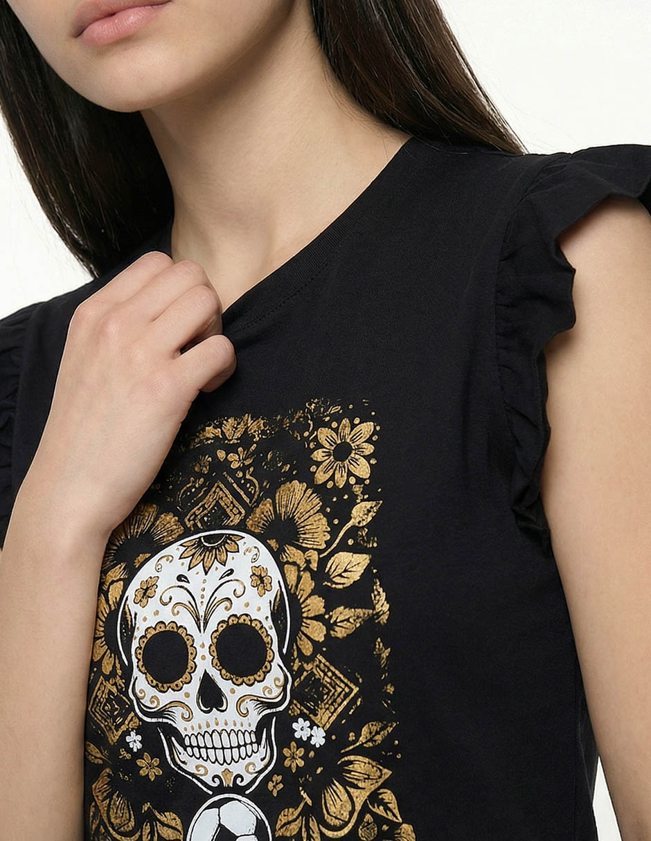 PLAYERA WKCL26429-03 WEEK B, CH, NEGRO
