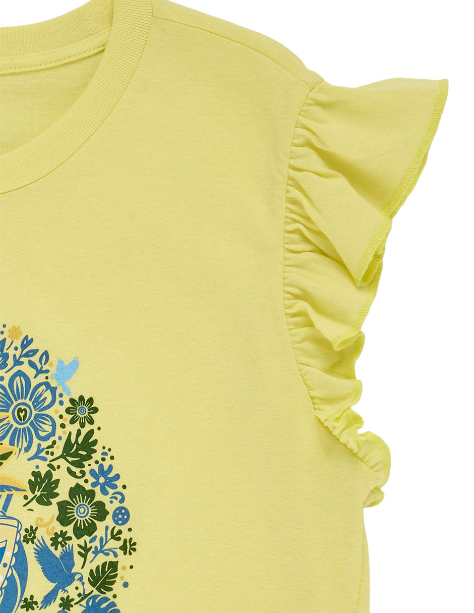 Playera manga corta cuello redondo para mujer 6