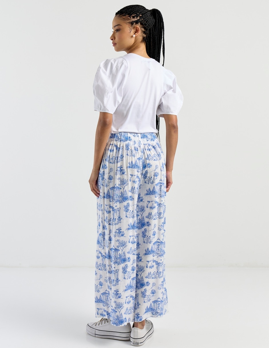 Pantalón relaxed wide leg para mujer 6