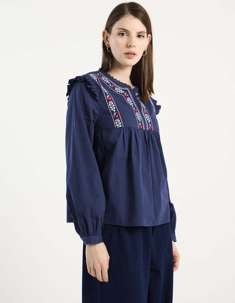Blusa manga larga para mujer 2