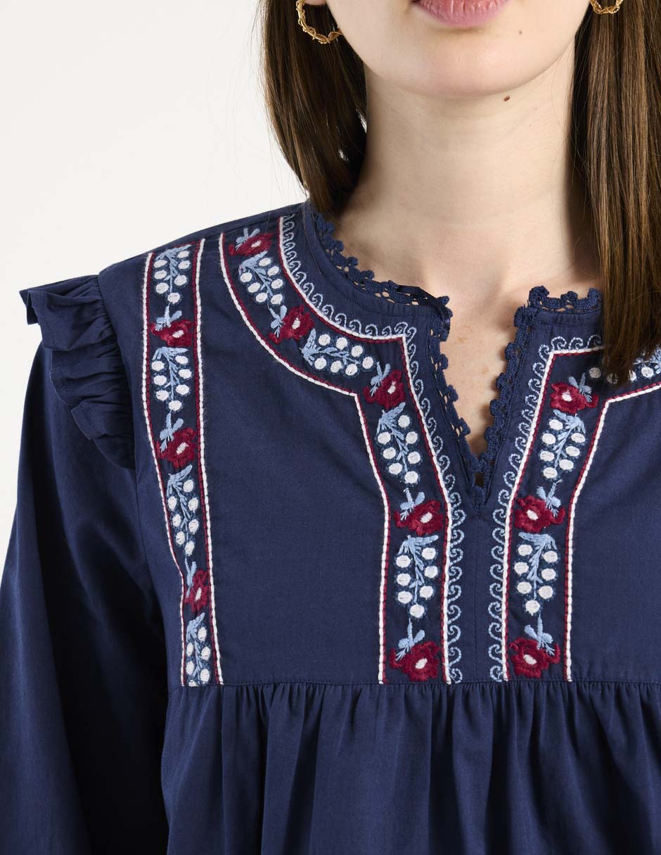 Blusa manga larga para mujer 4