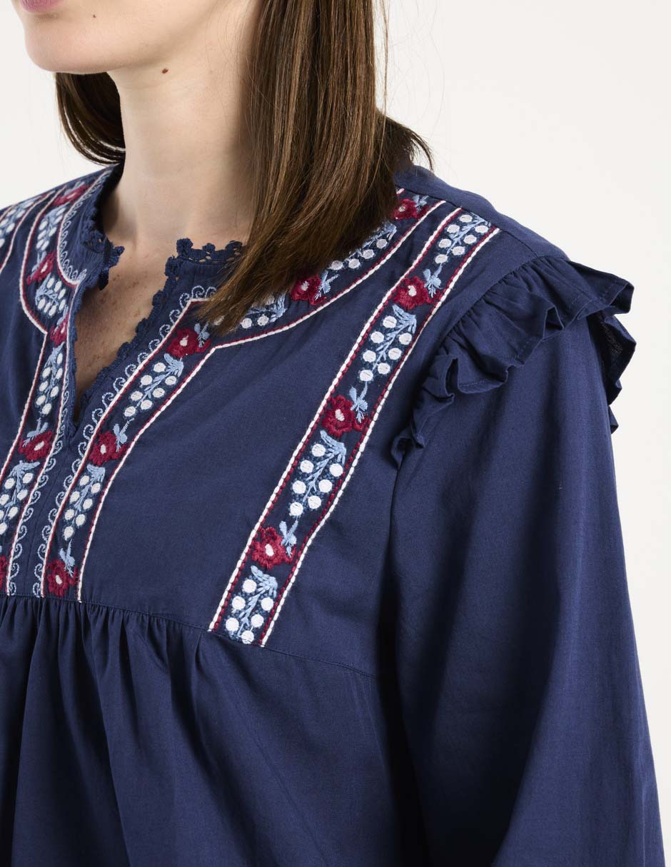 Blusa manga larga para mujer 5