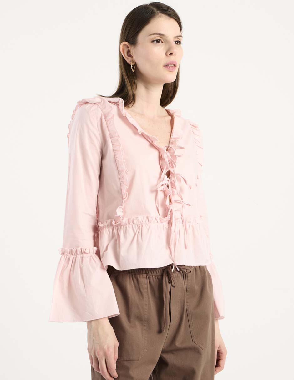 Blusa manga larga para mujer 2