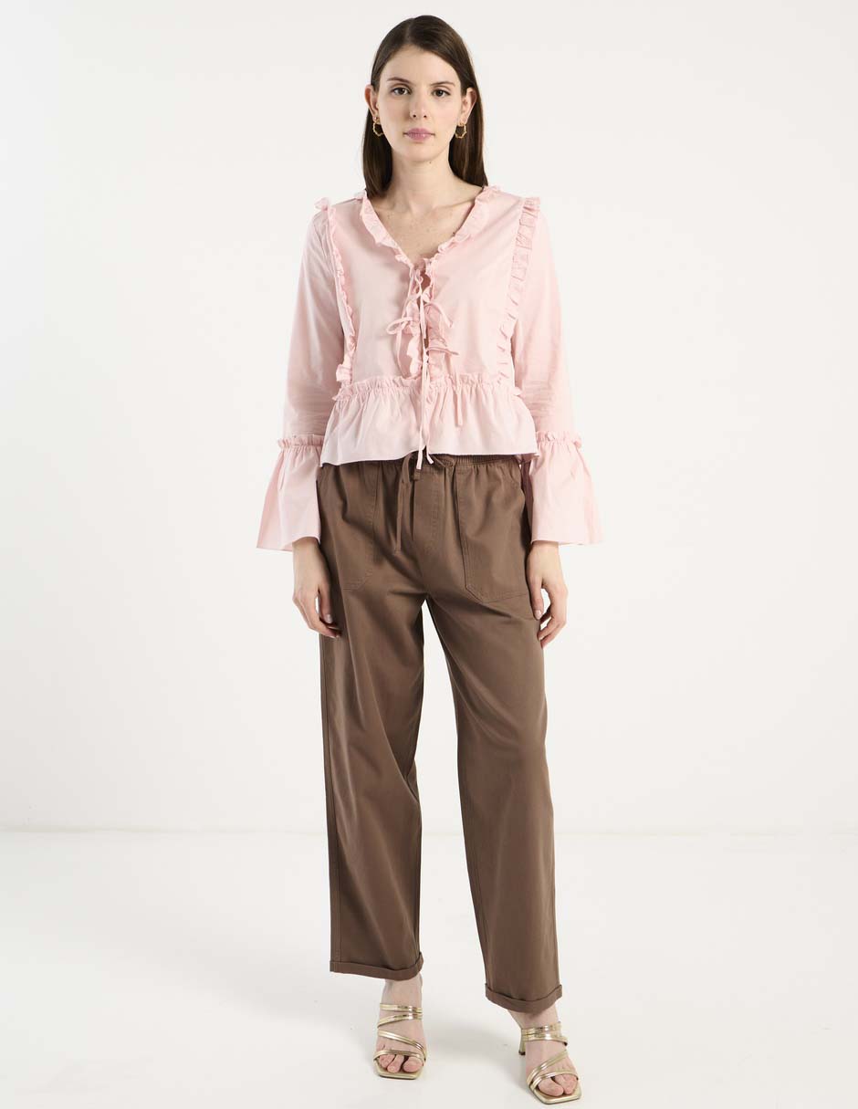 Blusa manga larga para mujer 3